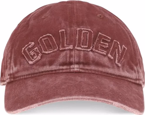 Golden Goose Bordeaux Cotton Cap (Baseball Hat)