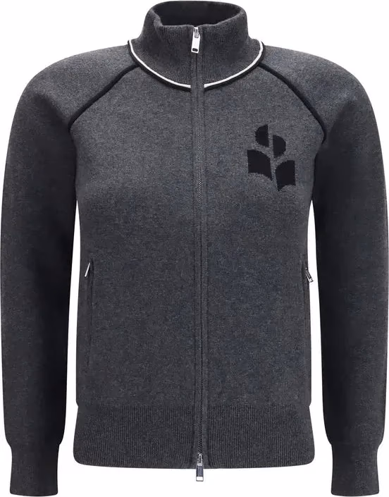 Isabel Marant Étoile Gray Cotton Cardigan