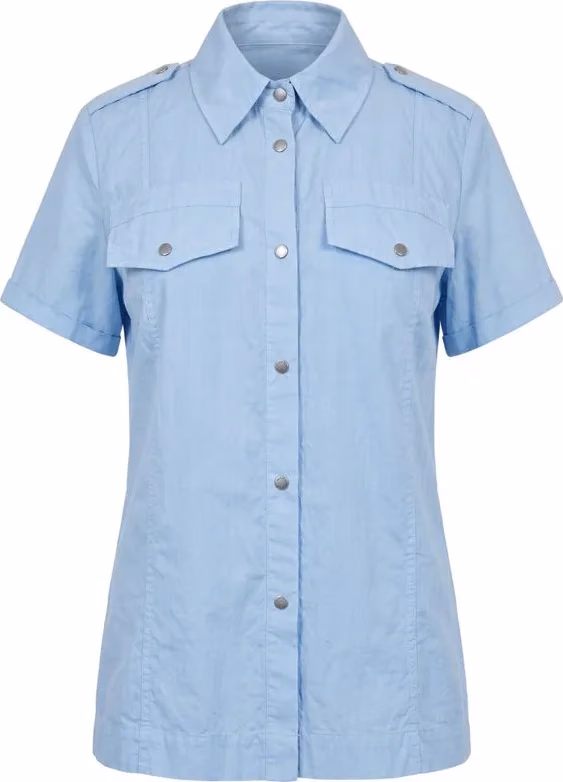 Mr&Mrs Italy Light Blue Cotton Women Shirt