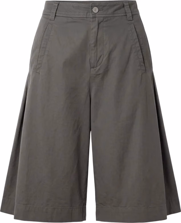 Mr&Mrs Italy Grey Cotton Women Shorts