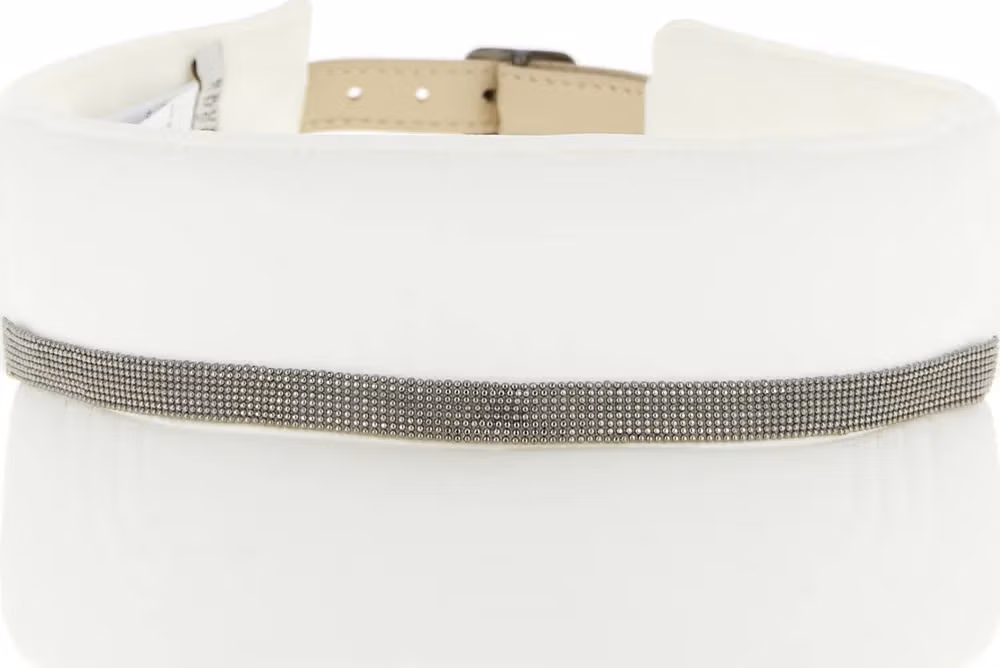 Brunello Cucinelli White Polyester Cap (Baseball Hat)