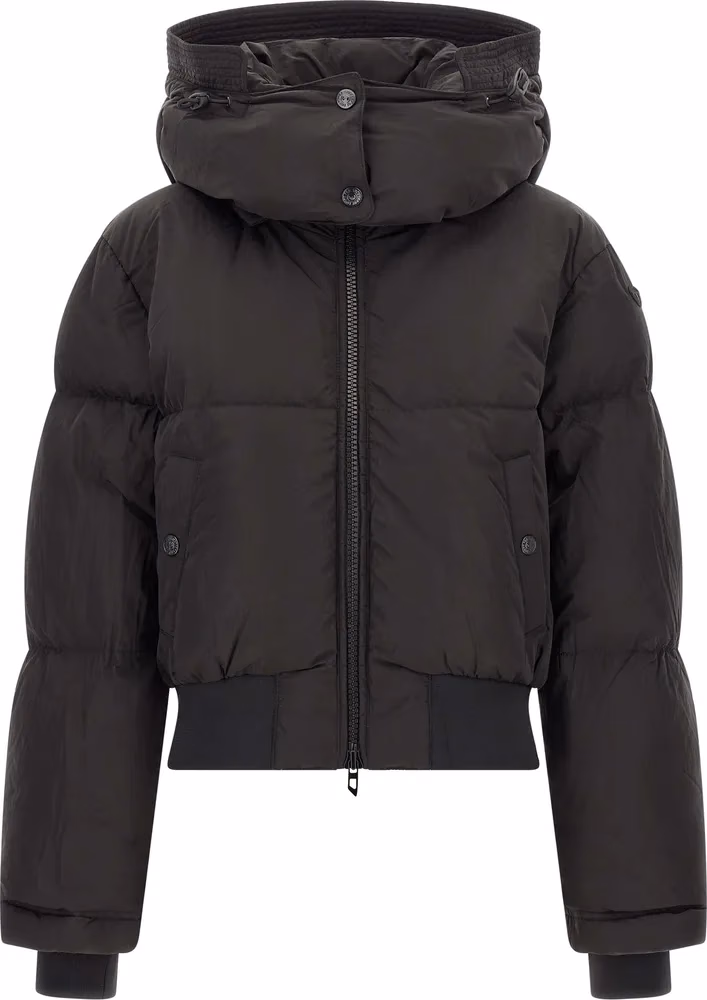 Diesel Black Polyamide Full-Length Jacket