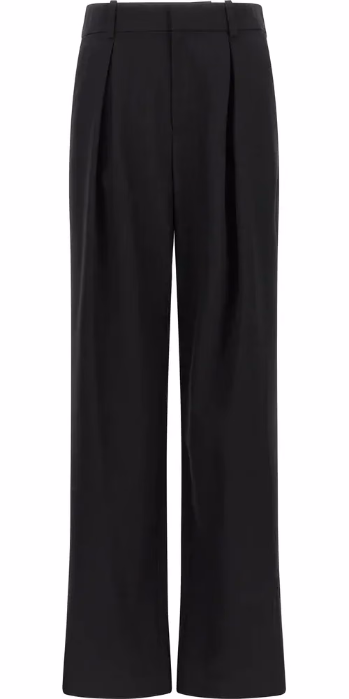 MM6 Maison Margiela Black Polyester Casual Pants