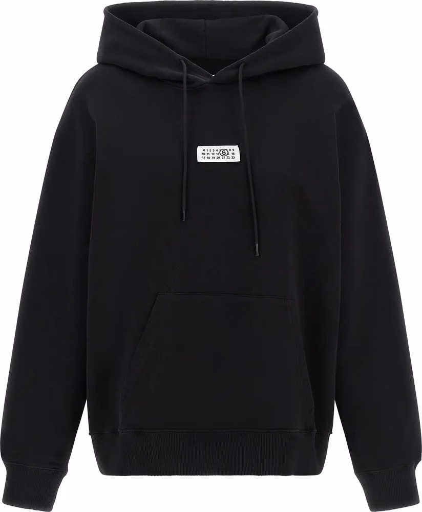 MM6 Maison Margiela Black Cotton Sweatshirt