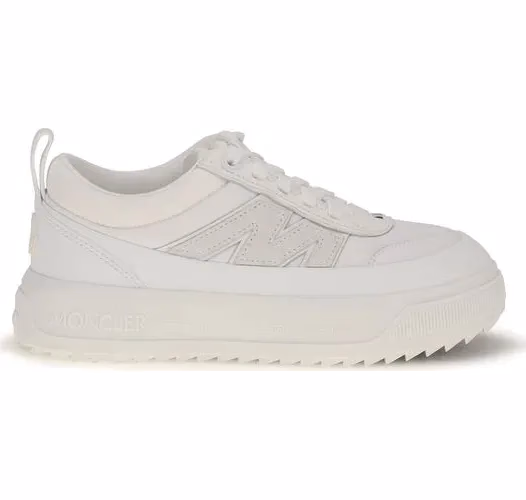 Moncler White Polyamide Athletic Sneakers