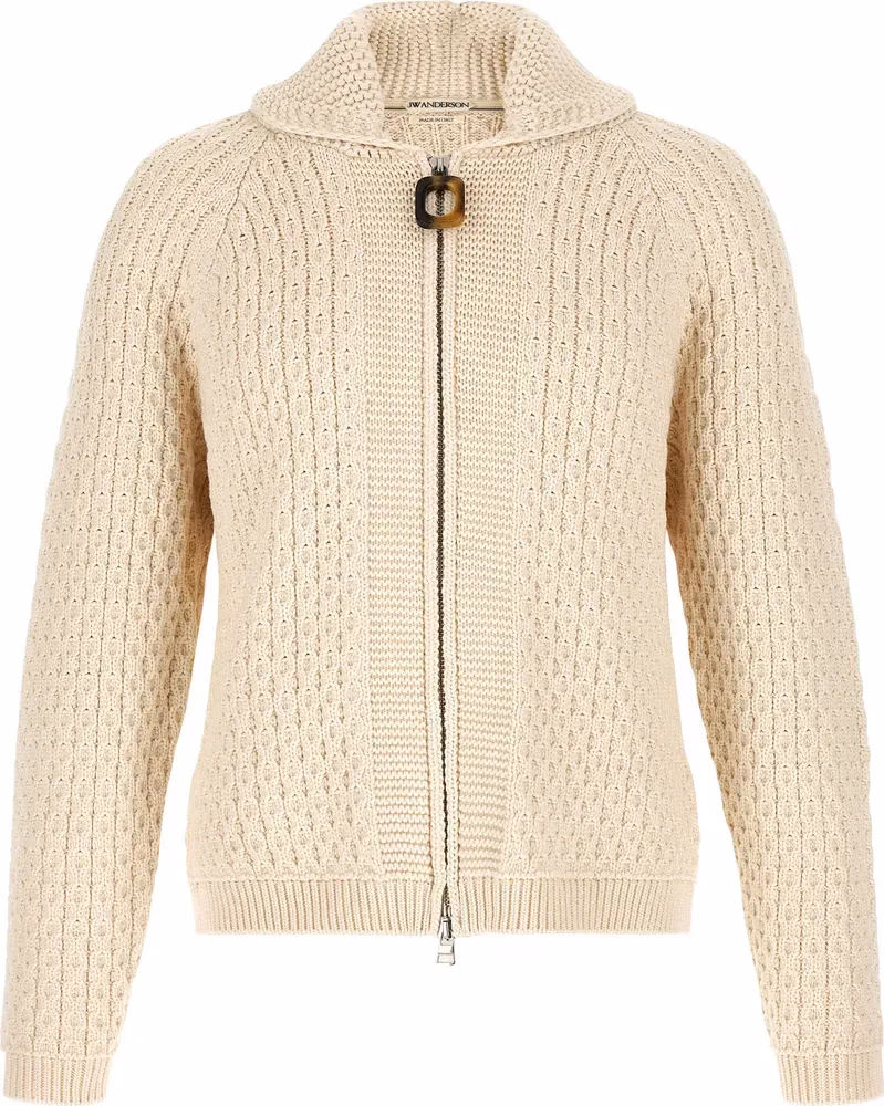 J.W.Anderson White Cotton Cardigan