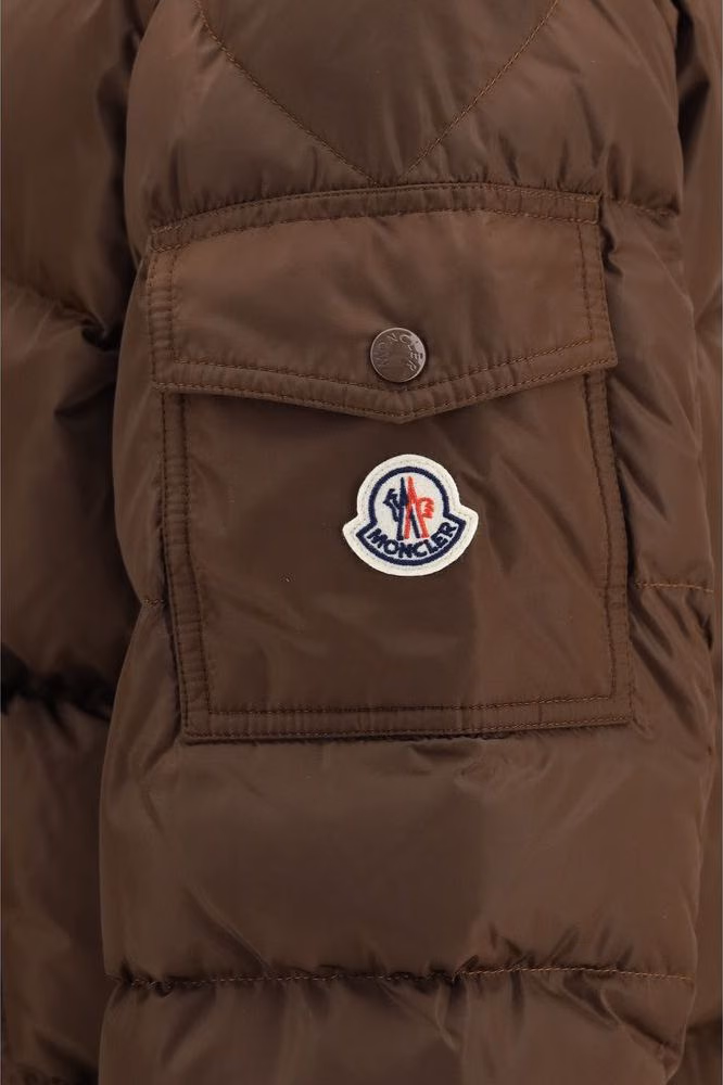 Moncler Brown Polyamide Full-Length Jacket