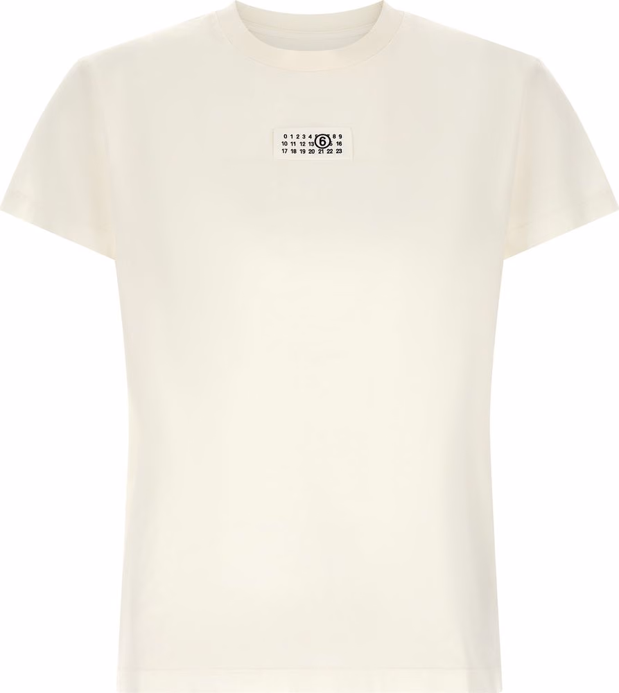 MM6 Maison Margiela White Cotton T-Shirt