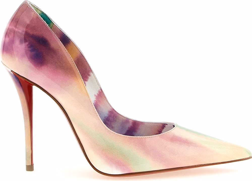 Christian Louboutin Multicolor Calfskin High Heel Pumps