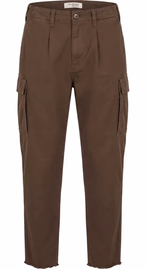 Trussardi Jeans Brown Cotton Men Pant