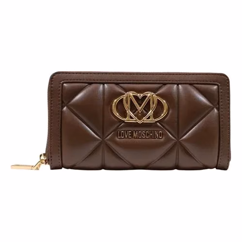 Love Moschino Brown Polyethylene Wallet