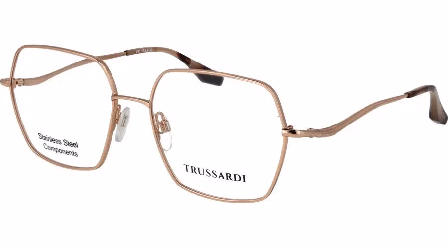 Trussardi Rose Gold Stainless Steel Glasses (Frames)