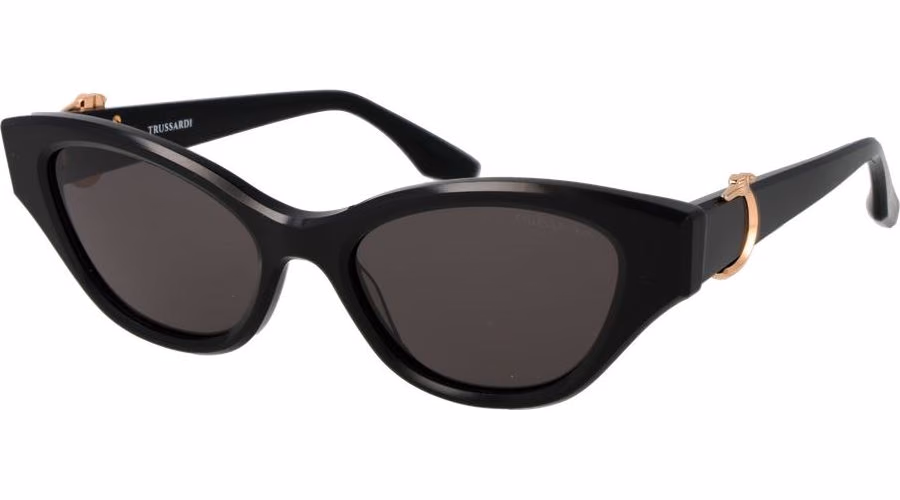 Trussardi Black Acetate Sunglasses