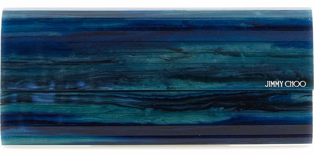 Jimmy Choo Bicolor Polyester Clutch Bag