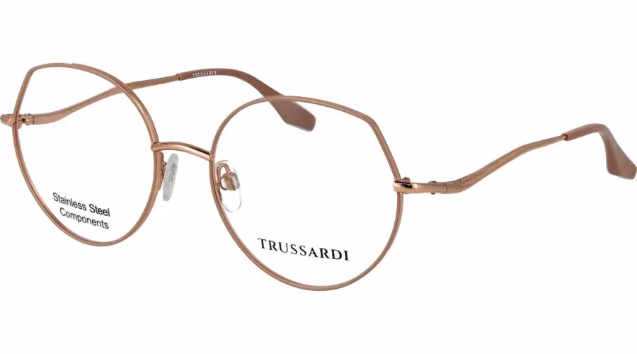 Trussardi Pink Stainless Steel Glasses (Frames)