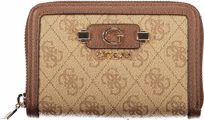 Guess Jeans Beige Polyurethane Women Wallet
