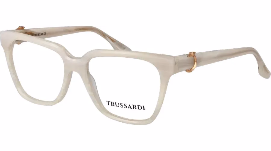 Trussardi White Acetate Glasses (Frames)