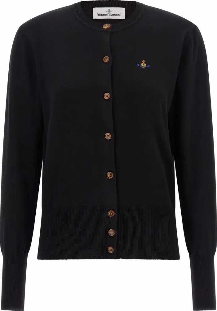 Vivienne Westwood Black Cotton Cardigan