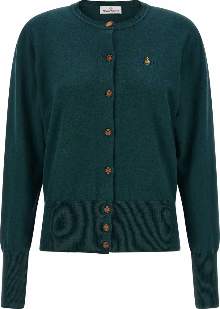 Vivienne Westwood Bicolor Cotton Cardigan