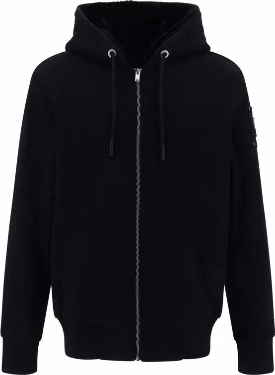 Moose Knuckles Black Polyester Sweatshirt