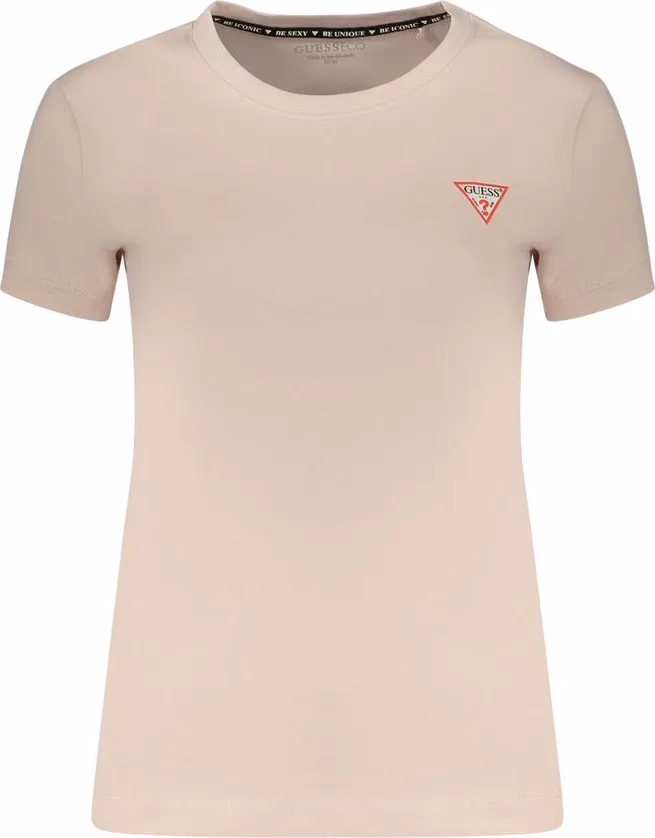 Guess Jeans Pink Cotton Womens T-Shirt