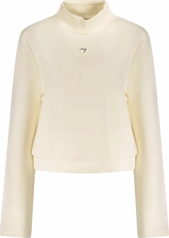 Guess Jeans Bianco Polyester Donna Sweatshirt