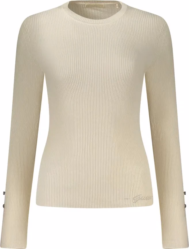 Guess Jeans Bianco Viscose Women Sweater