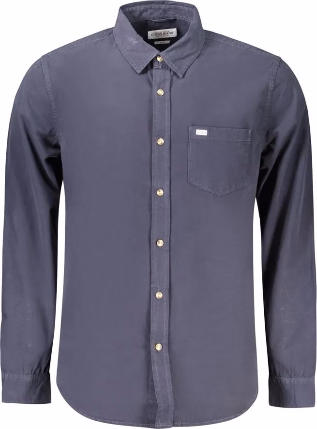 Guess Jeans Blue Cotton Men's Shirt