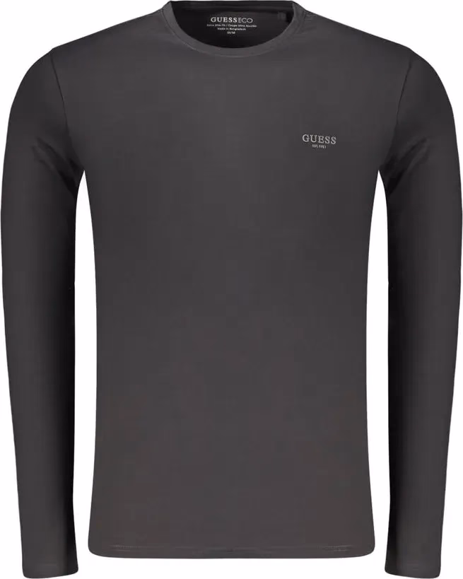 Guess Jeans Black Cotton Men's T-Shirt