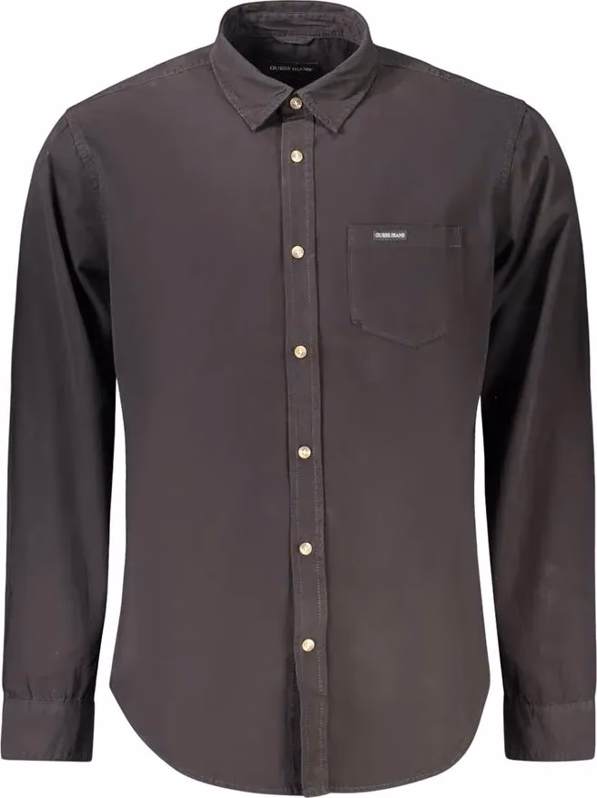Guess Jeans Black Cotton Men's Shirt