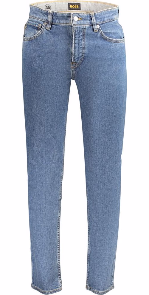 Hugo Boss Blue Cotton Men's Jeans