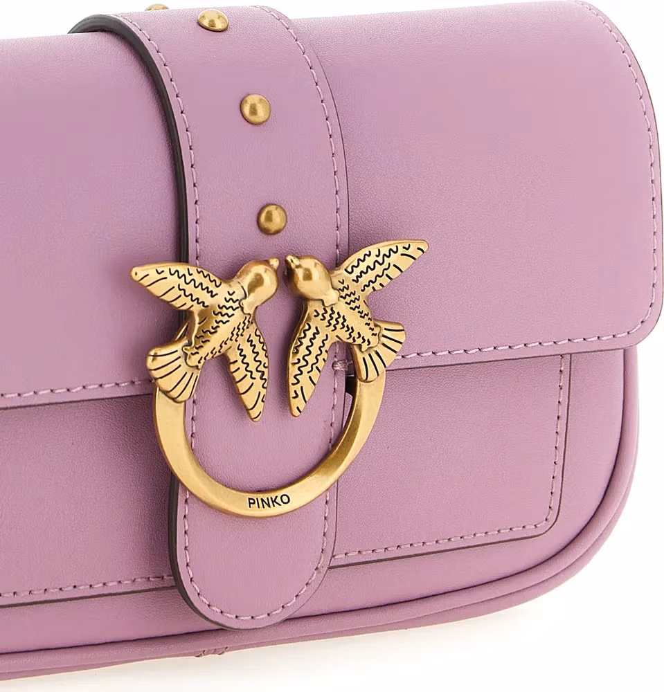 PINKO Multicolor Lambskin Crossbody Bag