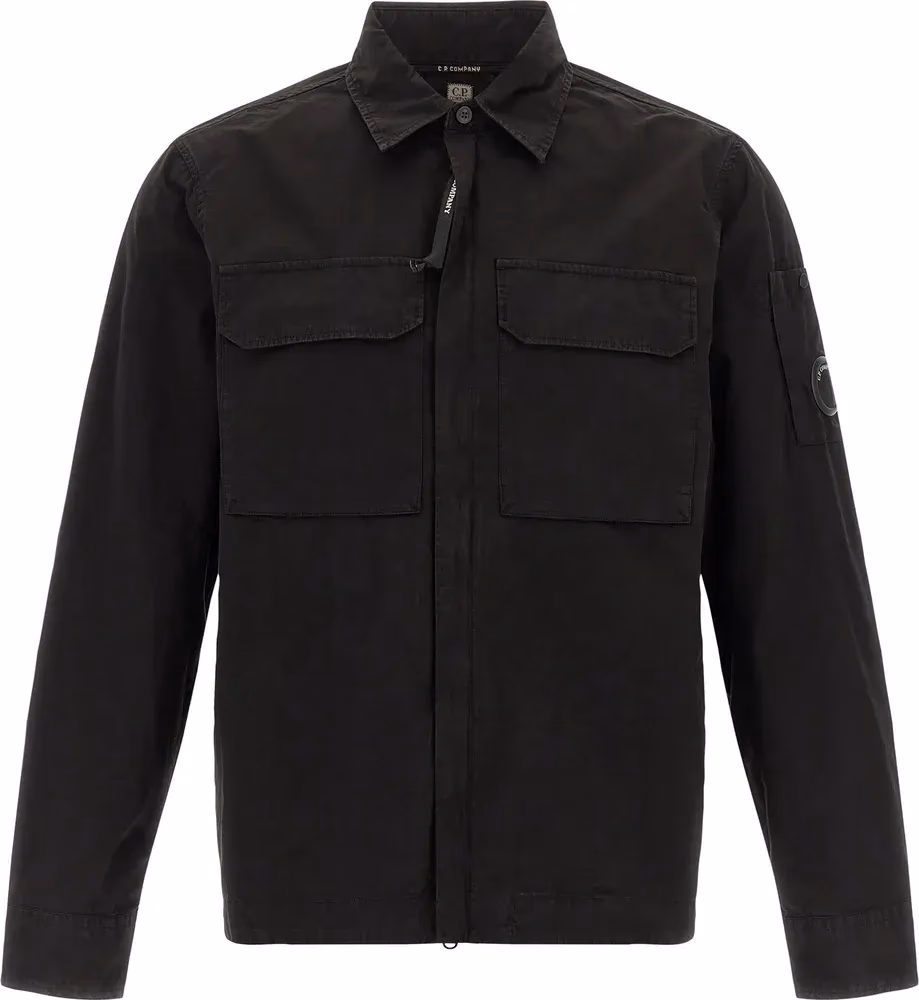 C.P. Company Black Cotton Blouse