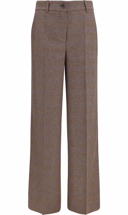 P.A.R.O.S.H. Brown Wool Oves Aries Casual Pants