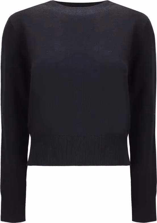 Ami Paris Black Wool Oves Aries Sweatshirt