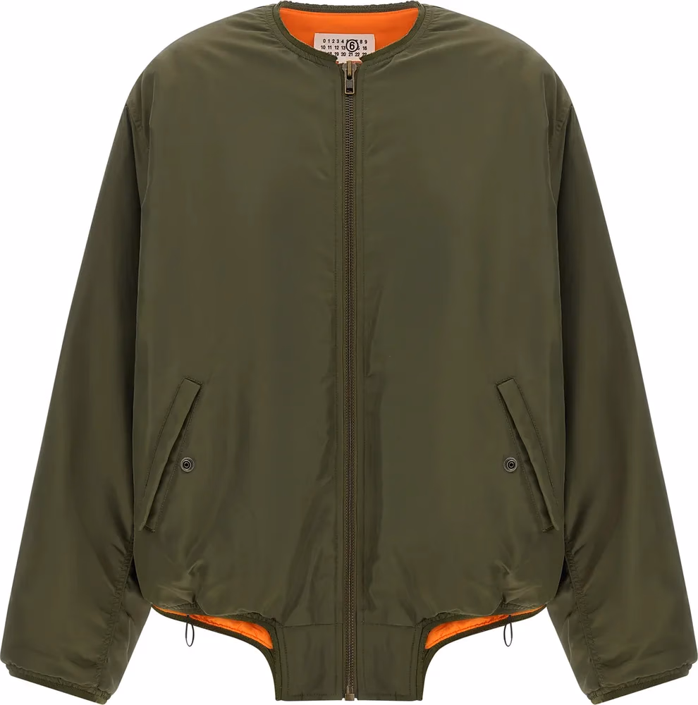 MM6 Maison Margiela Bicolor Polyamide Bomber