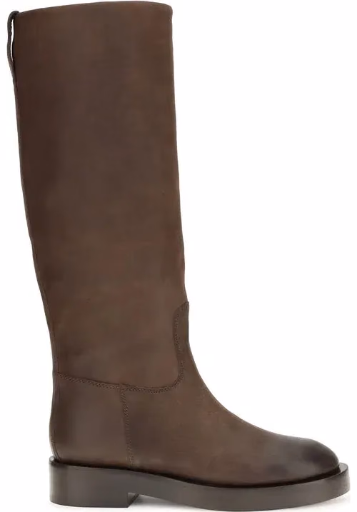 Paris Texas Brown Calf Leather Bos Taurus Ankle Boots