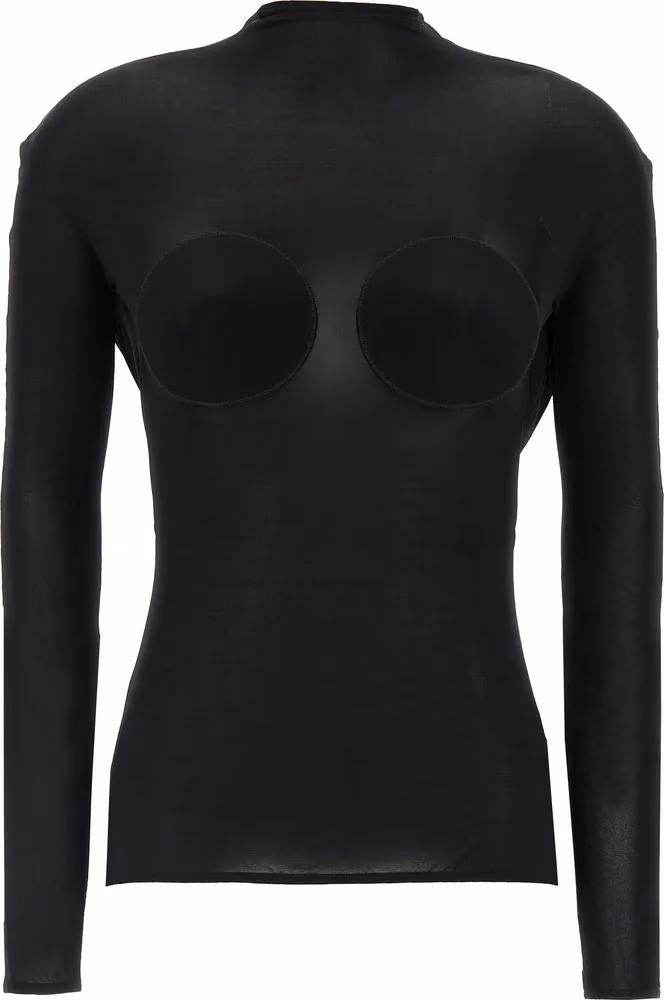Jean Paul Gaultier Black Viscose Cardigan