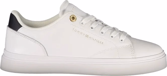 Tommy Hilfiger Bianco Polyurethane Women's Sneaker