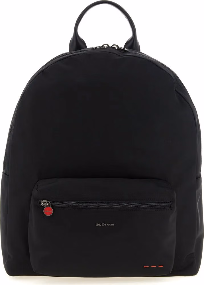 Kiton Black Polyamide Backpack
