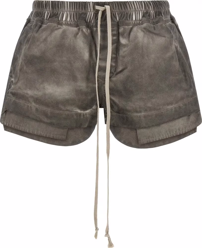 DRKSHDW Gray Cotton Bermuda Shorts