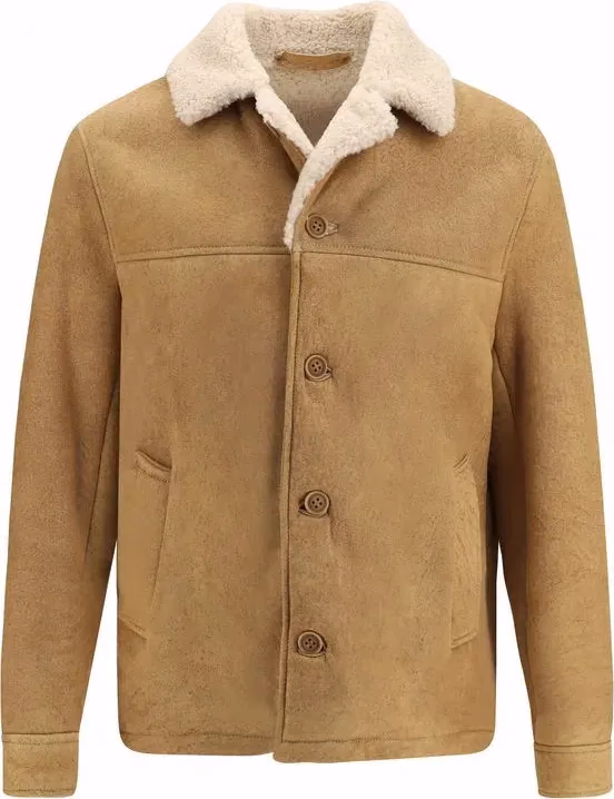 Salvatore Santoro Brown Leather Full-Length Jacket