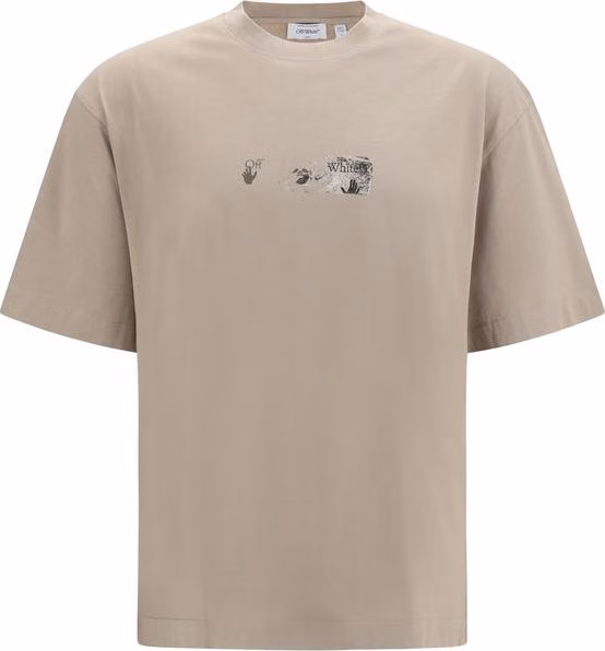 Off-White Beige Cotton Sportswear