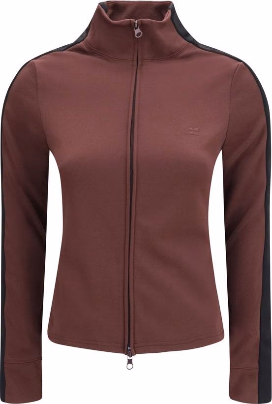 Courrèges Bordeaux Polyester Sweatshirt