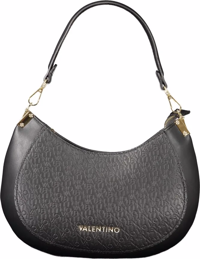 Mario Valentino Black Polyurethane Women's Bag