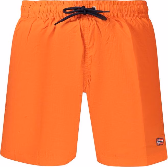 Norway 1963 Orange Polyamide Men's Boxer