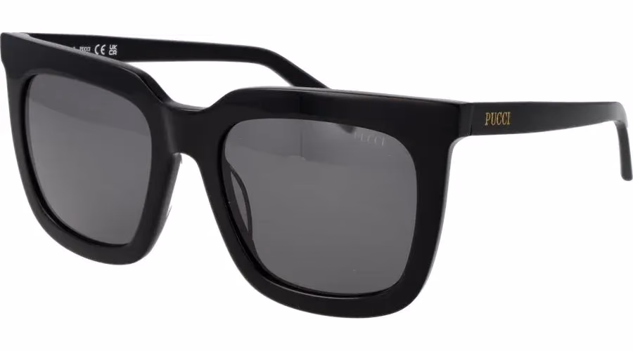 Emilio Pucci Black Acetate Sunglasses