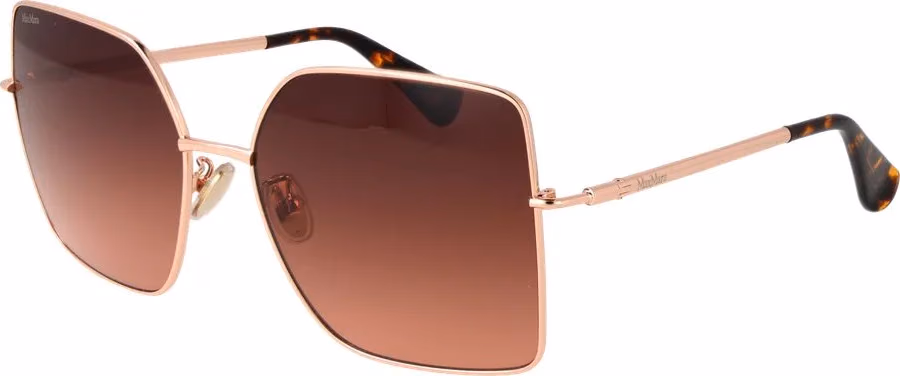 Max Mara Rose Gold Metal Sunglasses