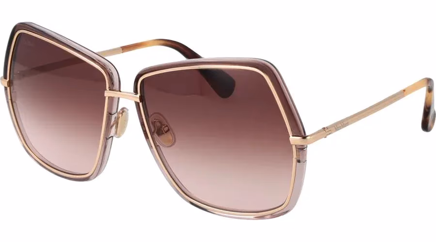Max Mara Gold Metal Sunglasses