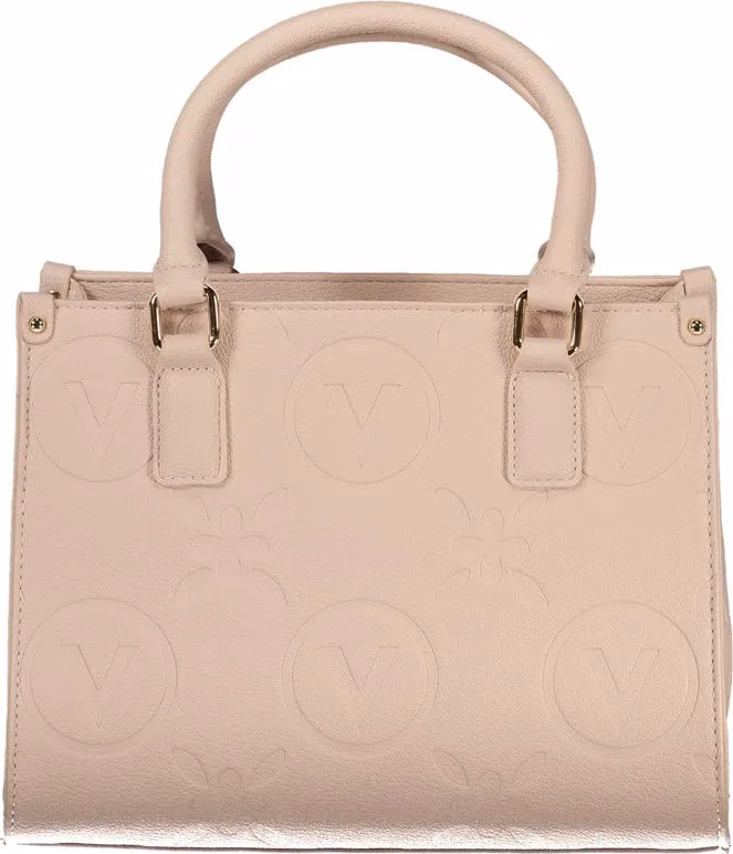 Mario Valentino Pink Polyurethane Women's Bag with Handles